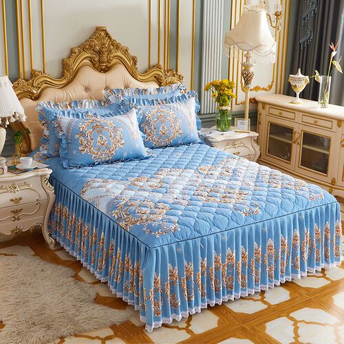 Lace Public Bed Skirt Korean Style Lace Quilted Thickened Be