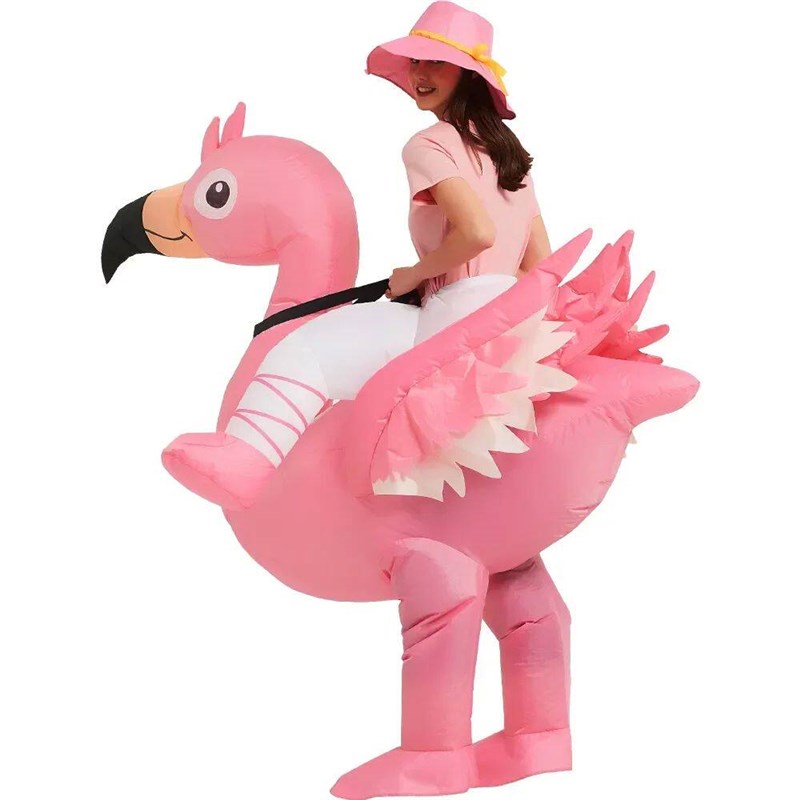 Flamingo Inflatable Costume Christms Mascot Halloween - 实物图