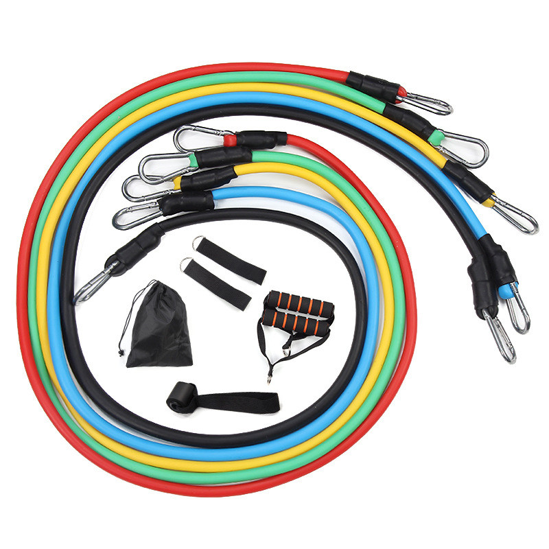 11pcs Resistance Band Gym Equipment Rubber exercise Band图片