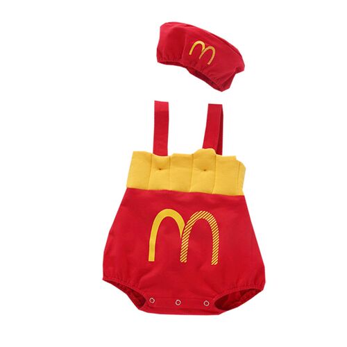 Newborn Infant Baby Girls boys French fries set Cotton Off S