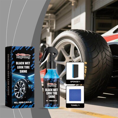 RAYHONG Tire Shine Care Spray - Automotive Tire Beauty Maint