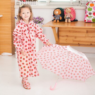Children Raincoat Kids for Girls Boys Cute Waterproof Child