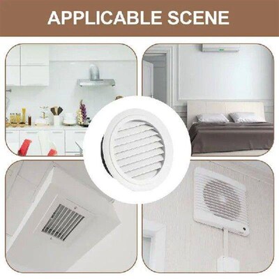 Round Ceiling Diffuser ABS Air Vent Grill Cover Diffuser