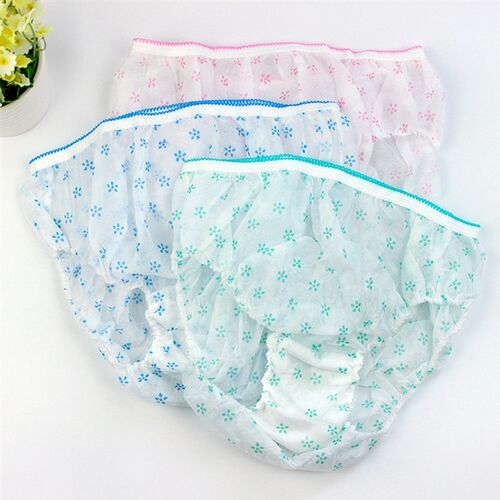 7PCS/Set Women Disposable Cotton Underwear Travelling Postpa