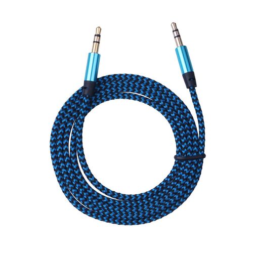 Elistooop Nylon Aux Cable 3.5mm to 3.5 mm Male to Male Jack
