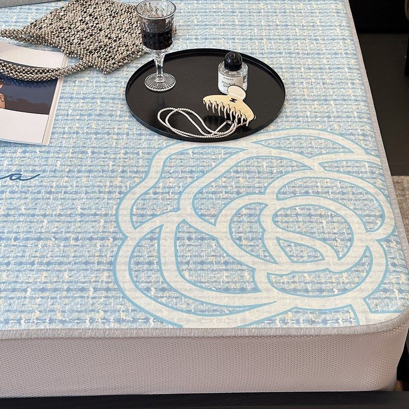 夏季空调席凉席三件冰丝席数码印花可水洗软席0.9m学生宿舍席子,床上用品,冰丝席,淘宝优惠券,粉丝福利购,淘宝优惠卷