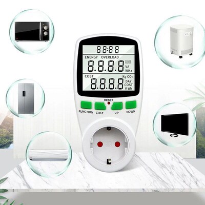 Digital Wattmeter LCD Energy Meter Electricity Power Meter S
