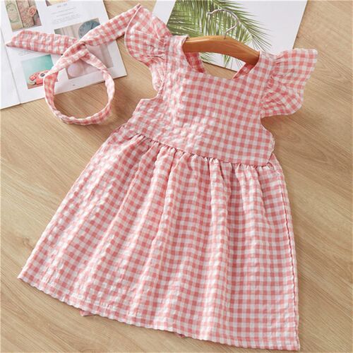 Hot 2023 New Summer Dress Toddler Kids Baby Girls Lovely Bir