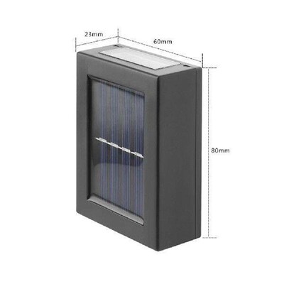 LED Solar Light Wall Mounted Lamp Waterproof Porch Lamp