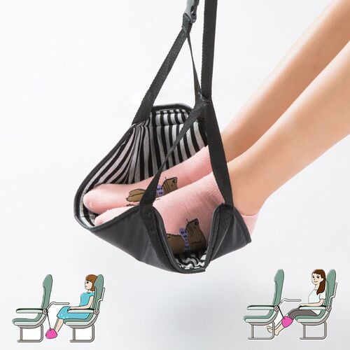 Flight Car Travel Essential Aviation Seat Foot Pad Adjustabl
