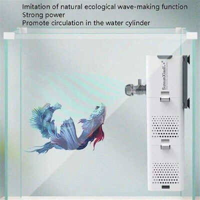 Fish Tank Filter Three-in-one Built-in Silent Oxygen Pump
