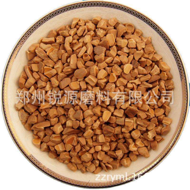 厂家供应填充用核桃砂喷砂研磨用橄榄壳核桃壳滤料耐用