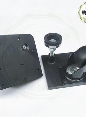 CGV01型材用水平调节方形底板带偏心调整块脚轮中重载型平底活动