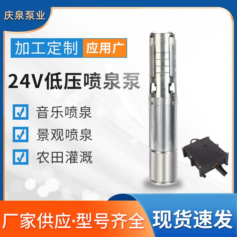 低压直流24V喷泉水泵QDP2-5-0.15不锈钢音乐电泵潜水泵喷泉水泵