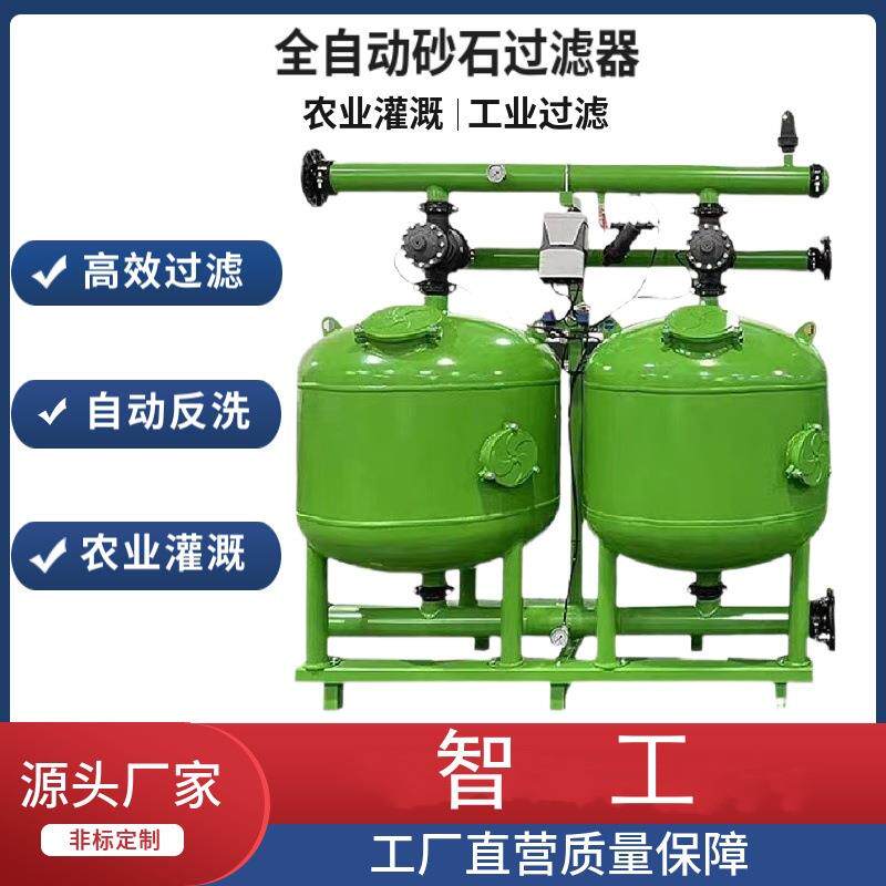 电解式循环水旁滤装置 DN80口径浅层砂过滤器 浅层过滤罐