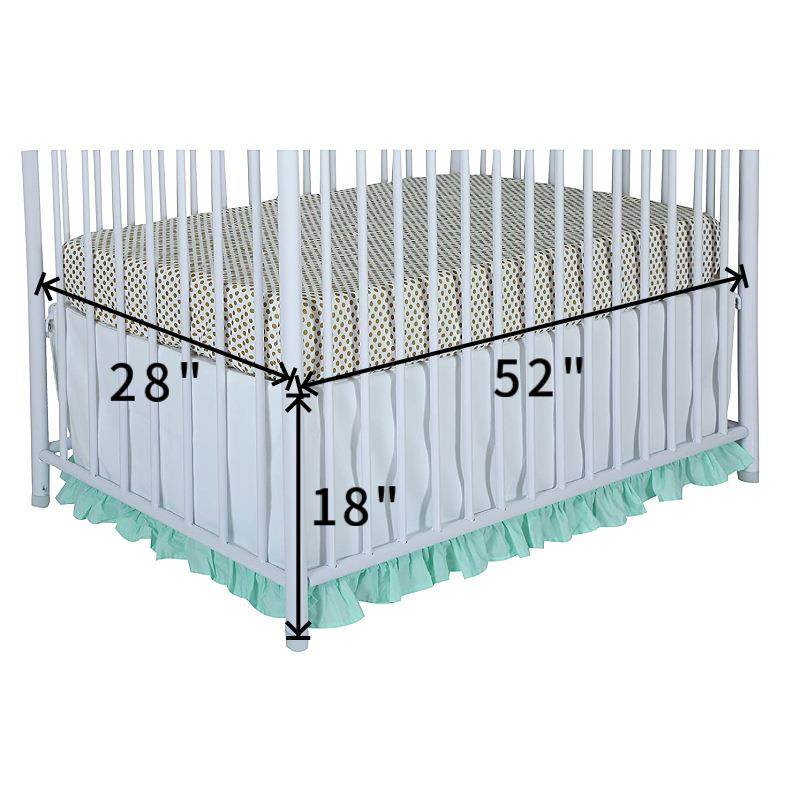 外贸婴儿床裙幼儿床罩亚马逊宝宝床防尘罩粉色四角开叉Crib Skirt,鲜花速递/花卉仿真/绿植园艺,割草机/草坪机,淘宝优惠券,粉丝福利购,淘宝优惠卷