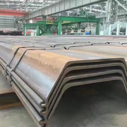 钢板桩S355热轧拉森钢板桩国标4号U型钢板桩美标ASTM572-Grade 50