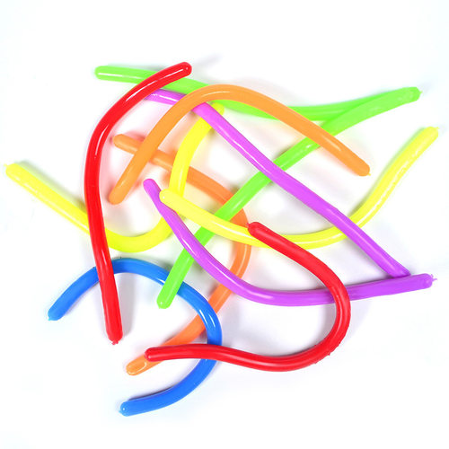 New 5Pcs TPR Elastic Noodles Stress Reliever Toy Vent