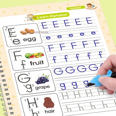 Reusable Copy Book Learning English Letter Calligraphy Book