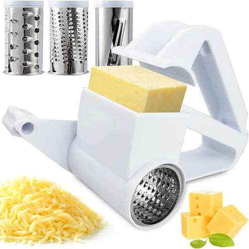 3+In+1+Cheese+Grater+Handheld+Rotary+Cheese+Grater+Butter+Ch