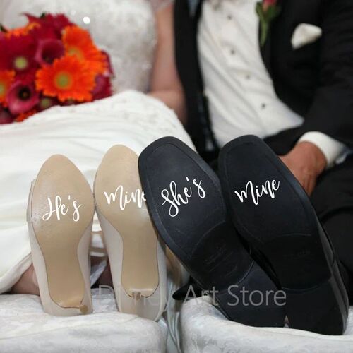 Personalized I do Me too Custom Date Wedding Shoes Decal Dec