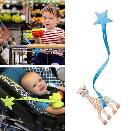 Non-toxic Baby Stroller Pacifier Chain Strap Silicone Stroll