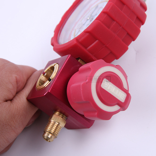 飞越单表空调雪种压力检测22加氟单表R R10空调加氟冷媒表