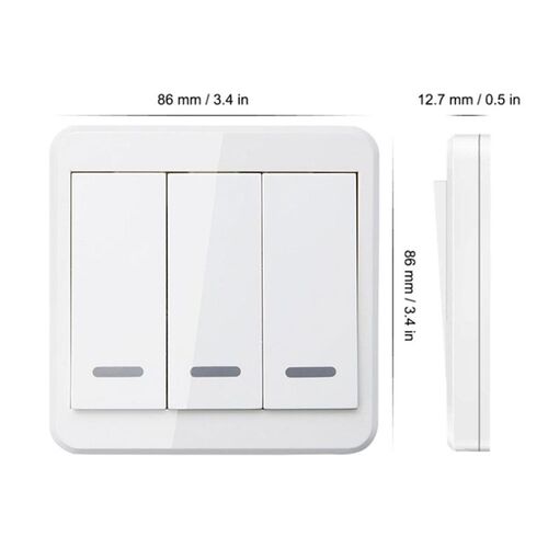 KTNNKG 433MHz Universal Wireless Remote Controls 86 Wall Pan