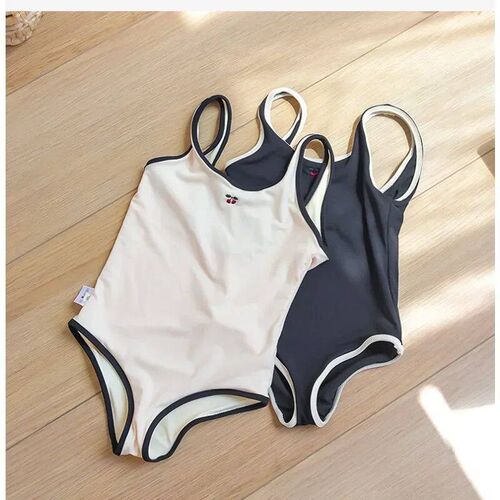 Girls Swimwear  Quick Dry Sun Protection Baby Strap Swimwear