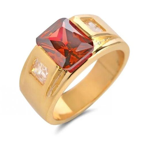 Fashion Mens Accessories Zircon Stainless Steel Mens Ring
