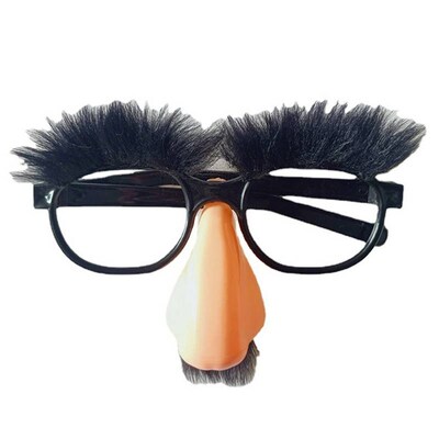 Halloween Disguise Glasses And Mustache Funny Adult Big Nose