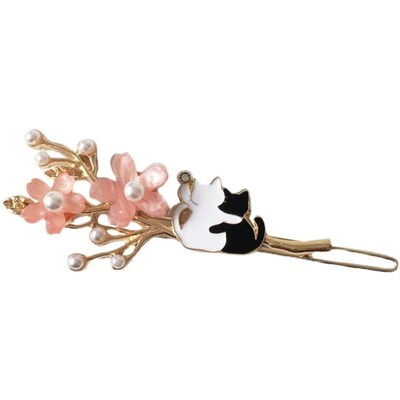 10  pcs/lot fashion accessories metal enamel cat sakura barr