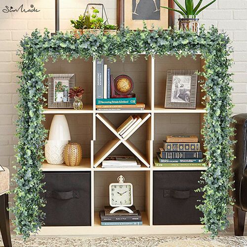 SunMade 180cm Wall Hanging Eucalyptus Garland Vines Room