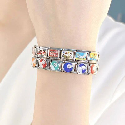 Hapiship 2023 Fashions Color Glaze Round Table Tennis Charm