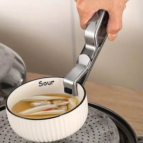 Stainless Steel Anti-Scalding Bowl Clip Multi-purpose Non-Sl