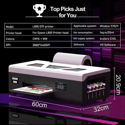 A4 DTF Printer A4 L805 DTF Printer Impresora Direct Film Pri