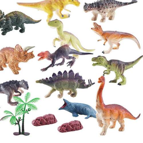Simulation animal model 12pcs marine life dinosaur nonwoven