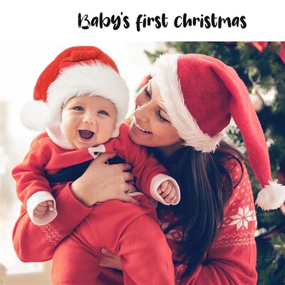 Kids Christmas Hat Baby Toddler First Christmas Santa Hat Ne