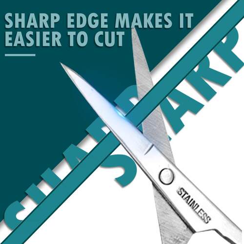 1Pcs Chameleon Pointed Eyebrow Scissor Makeup Eyelash Trimme