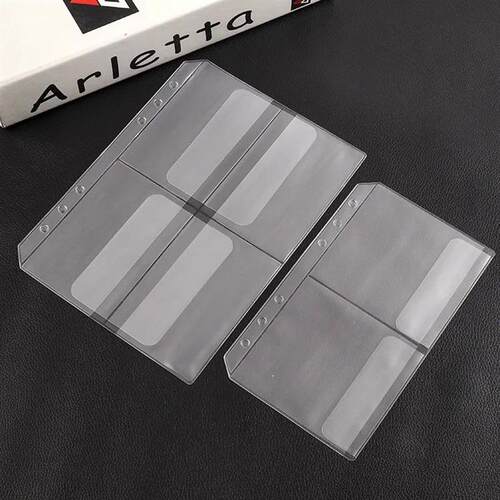 A5 A6 PVC Transparent Loose-leaf Bag Hand Book Storage Docum