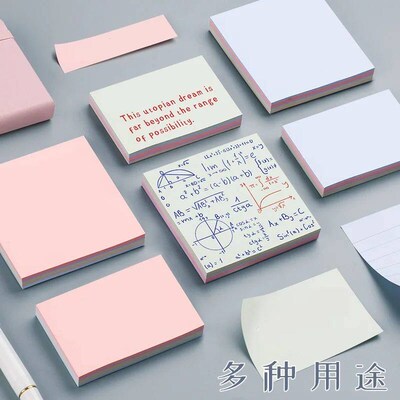 100 Sheets Paper Memo Pad Sticky Notes Bookmark Point Marker