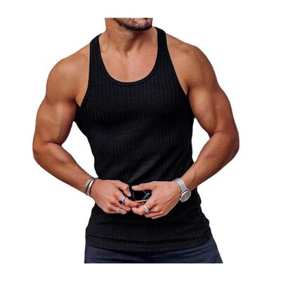 Shirt singlet Tops Men Gym Tank top Vest clothes For Mens