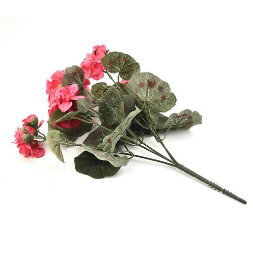 1pc Artificial Flowers Simulated Geranium Plants Fake Silk F
