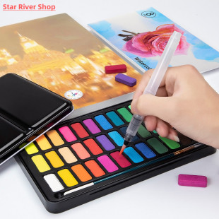 With Colors Watercolor Solid Z30 Water Paint Set