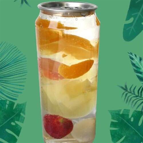 10PCS Plastic Coffee Bottles Disposable Empty Juice Bottles
