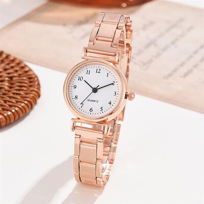 New Women Watches Gold Silver Ladies Bracelet Watch Womens Q