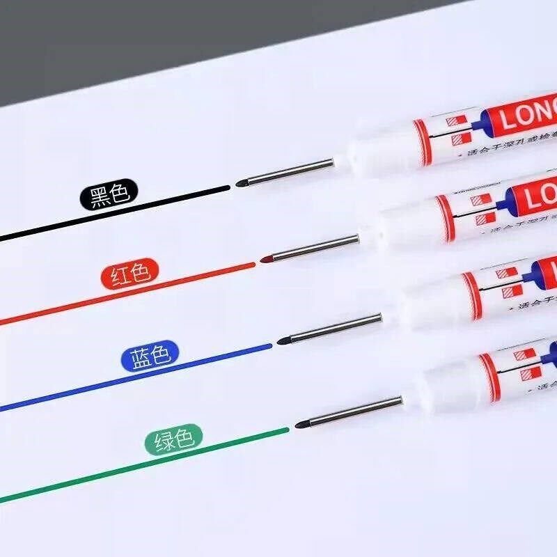 5Pcs/Set 20mm Deep Hole Long Nib Head Markers For Metal Perf图片