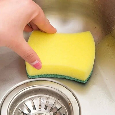 20pcsKitchen Cleaning Sponge, Dishware Eco-Friendly Anti-Scr