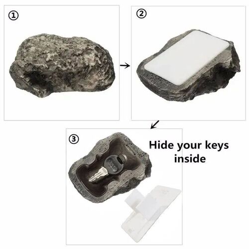 2pcs/set Creative And Fashionable Fake Stone Novelty Stone S