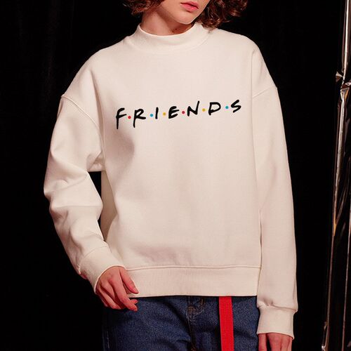 2022 NEW Fashion Womens Letters FRIENDS Printed Long Sleeve